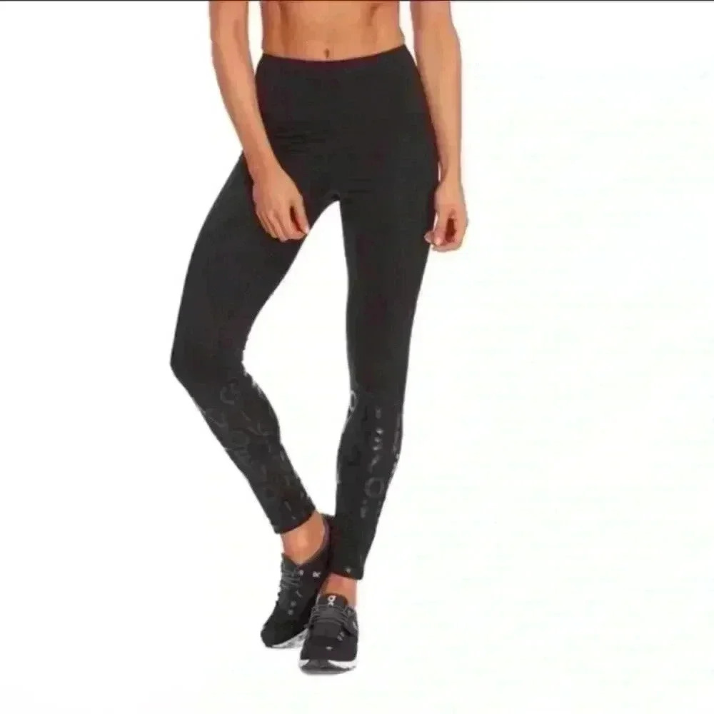 Body Glove Black‎ Active Logo Lined Leggings